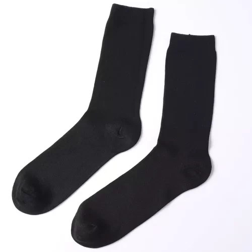 Black Bamboo Socks Pair
